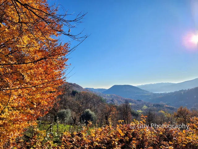 Autumn over the valley