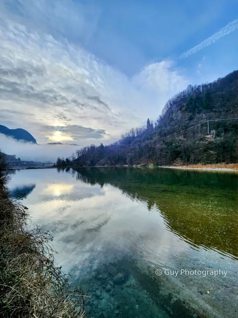 River at dawn